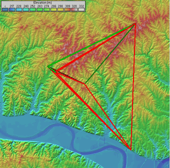 Elevation map